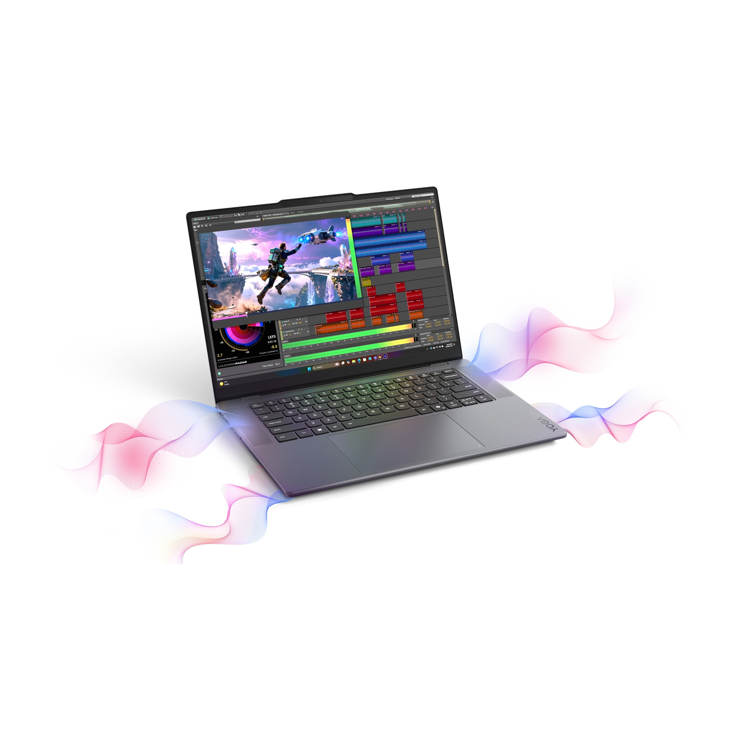 LENOVO Yoga Pro 9n Notebook, 15,3 ", processore NVIDIA RTX Spark N1X con 6144-core GPU e 20-core CPU, RAM 64 GB, 1000 GB SSD, Grey, Windows 11 Home
