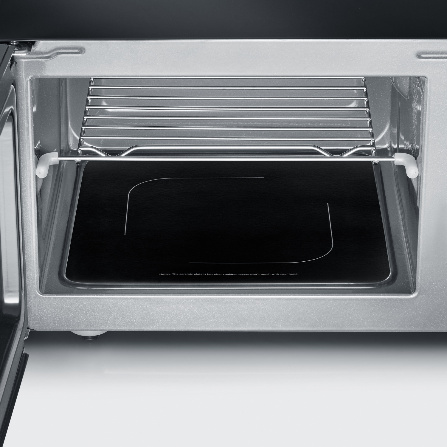 MICROONDE + GRILL SEVERIN Microonde, grill, base piatta in vetro, 20L - MW77, capacità 20 l, potenza microonde max 800 W, Funzione grill, Potenza grill 1000 W, 9 livelli di potenza, Nero / Argento