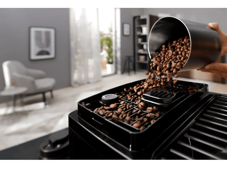 Cafetera superautomática - De’Longhi Magnifica Start ECAM220.91.TB, 15 bar, 1450 W, Molinillo integrado, Depósito de leche, Táctil, Negro Titanio