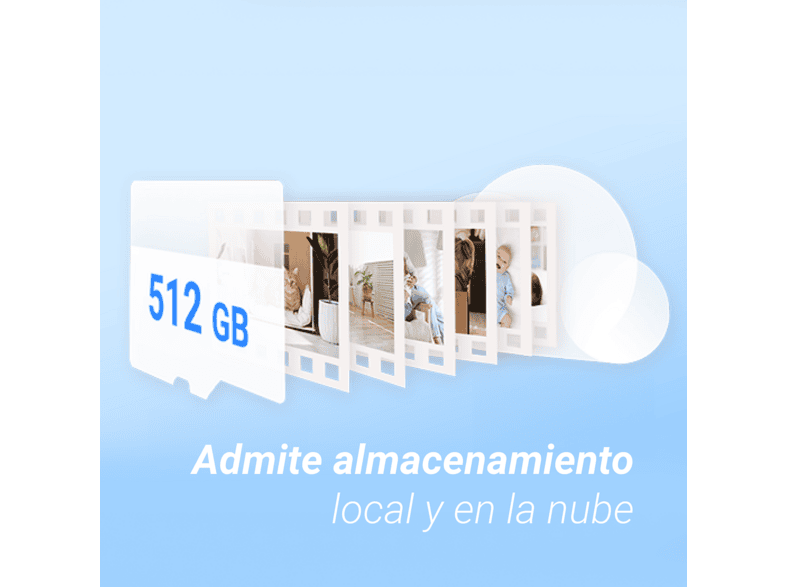 Cámara de vigilancia IP - Ezviz H6c, 2K, Función visión nocturna, CMOS escaneo progresivo 1/2,7", Blanco – imagen 2