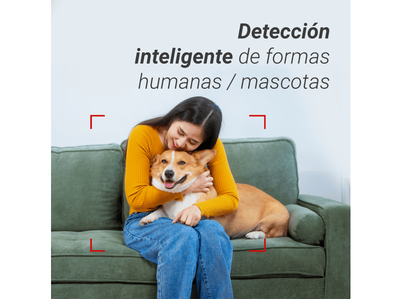 Cámara de vigilancia IP - Ezviz H6c, 4K, Función visión nocturna a color, Wifi 6 banda dual, Detección animales y humanos mendiante IA – imagen 3