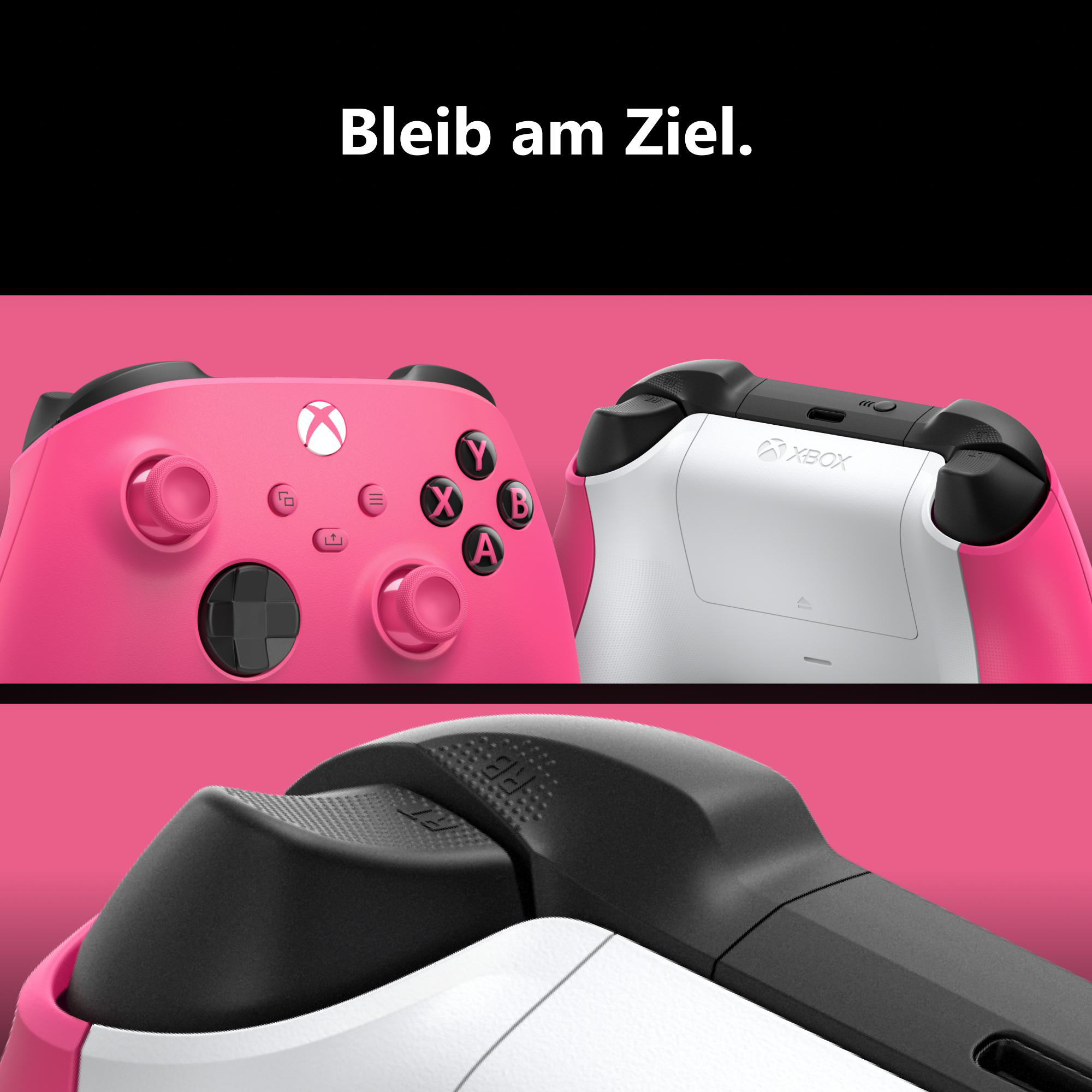 XBOX Wireless Controller Deep Pink für XBOX Series S, XBOX Series X, XBOX One, PC, Android, iOS, XBOX Cloud Gaming-fähige Geräte