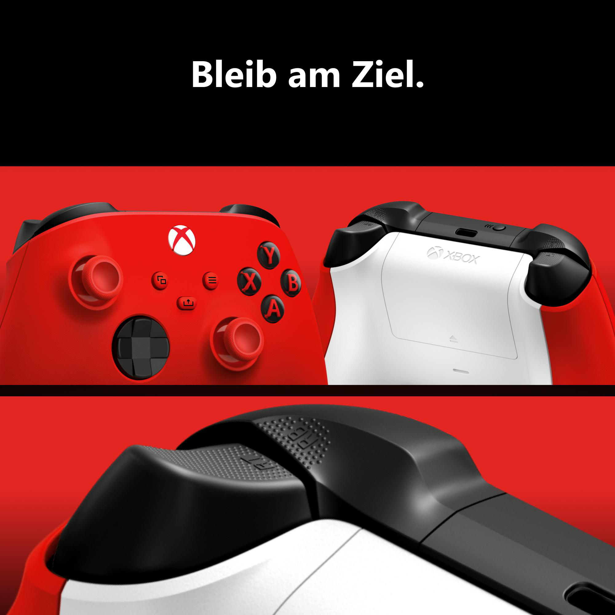 XBOX Wireless Controller Pulse Red für XBOX Series S, XBOX Series X, XBOX One, PC, Android, iOS, XBOX Cloud Gaming-fähige Geräte
