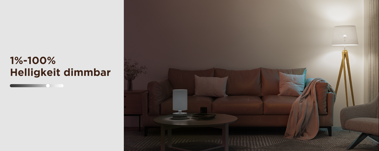 GOVEE E27 Smart LED Glühbirne (2-er Packung), RGBWW, 800 Lumen, 2700K-6500K