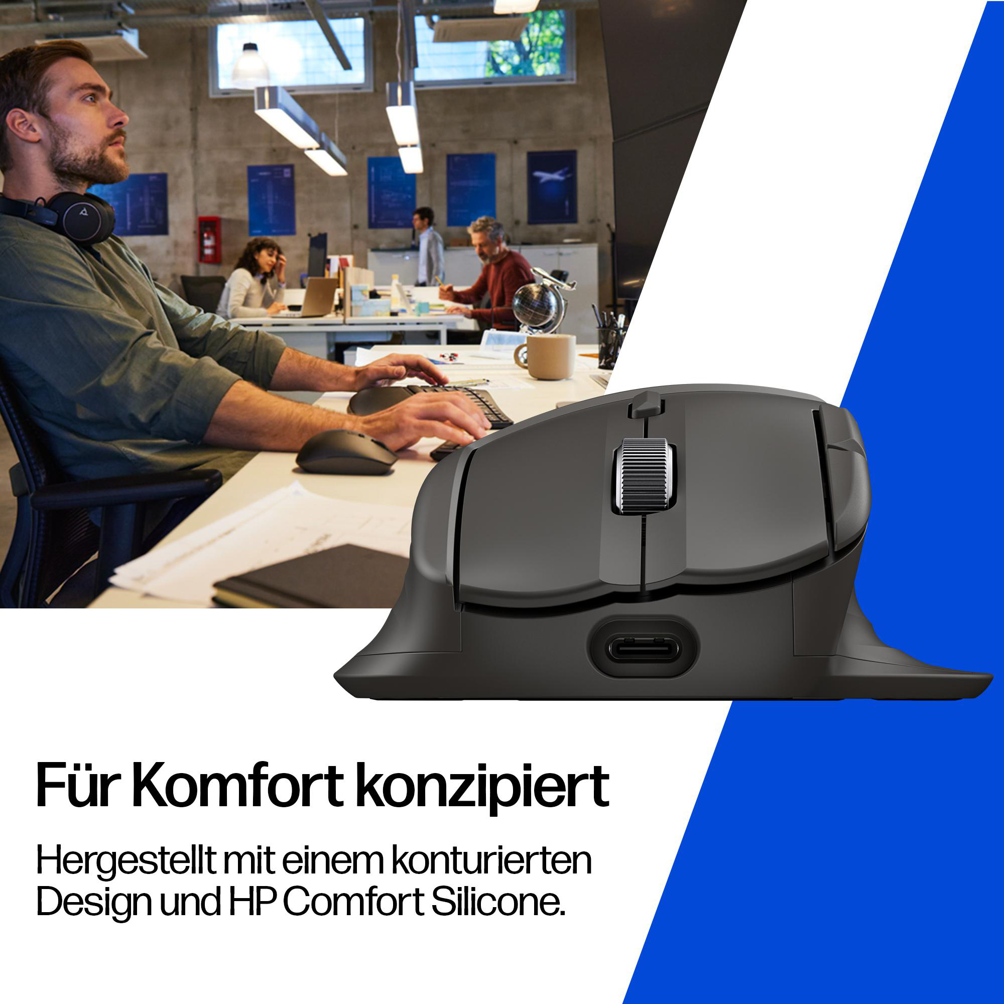 HP Wireless Maus, Black