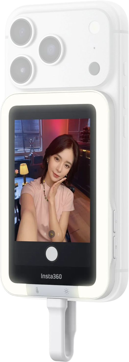 INSTA360 CINSFAVE SNAP SELFIE SCREEN