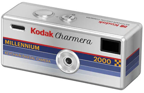 KODAK Charmera vintage mini digitális fényképezőgép, Millenium Edition, kulcstartó, blind box