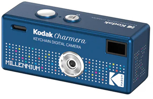 KODAK Charmera vintage mini digitális fényképezőgép, Millenium Edition, kulcstartó, blind box