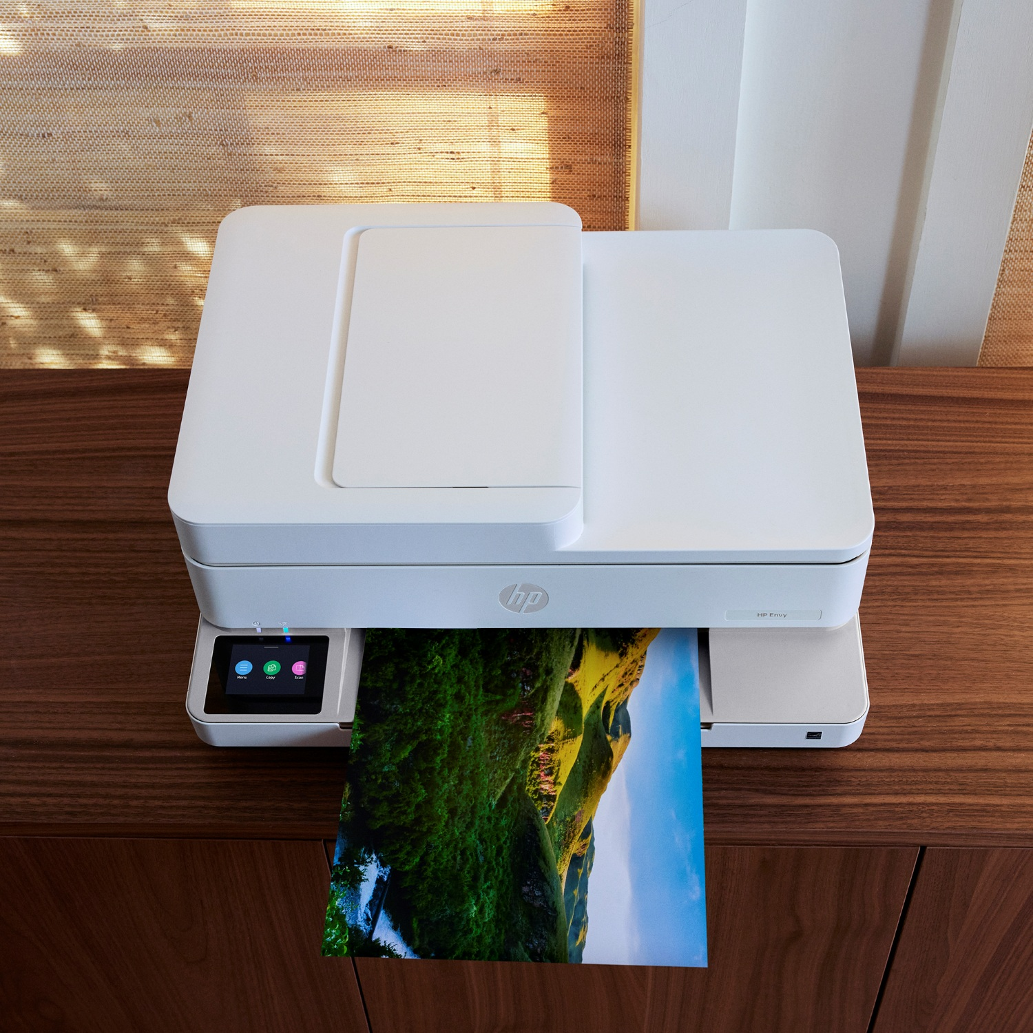 Impresora multifunción tinta - HP Envy 6530, Impresión a doble cara, Alimentador automático de documentos, Wi-Fi, Instant Ink, Blanco