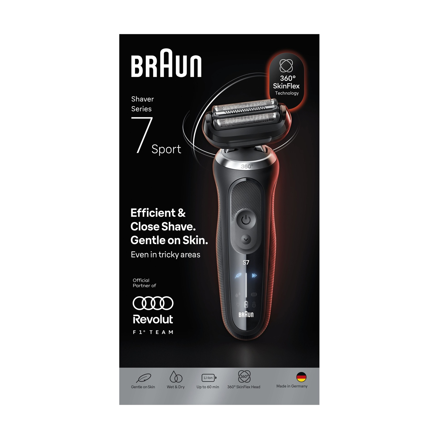 RASOIO BRAUN SHAVER 72-N1000S F1