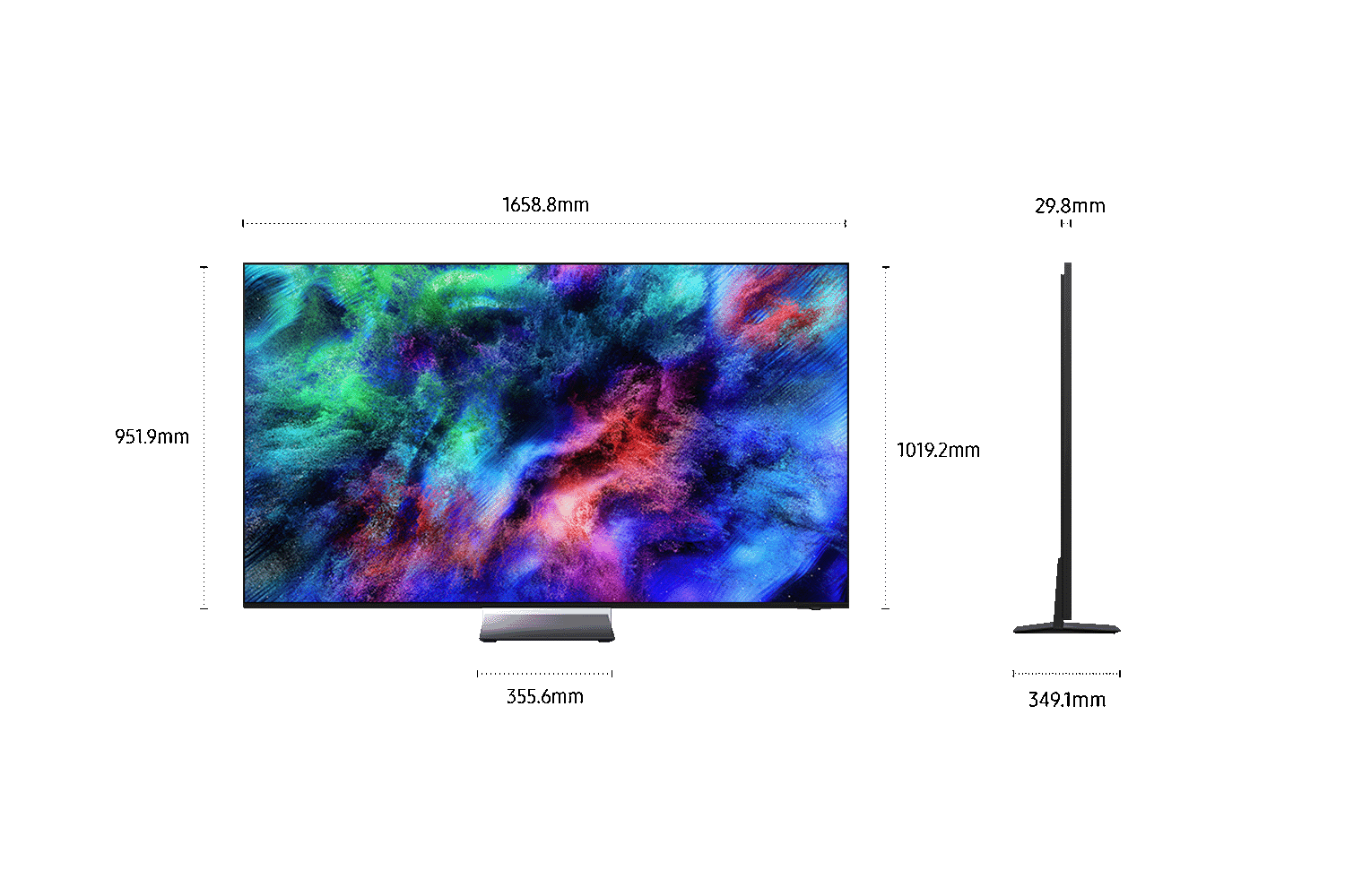 SAMSUNG 75" Micro RGB R95H 4K, Micro RGB AI Engine Pro, Vision AI Smart TV (2026)