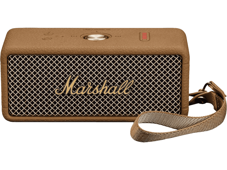 Altavoz inalámbrico – Marshall EMBERTON III, 76 W, Bluetooth, Autonomía 32 h, Micrófono, Marrón