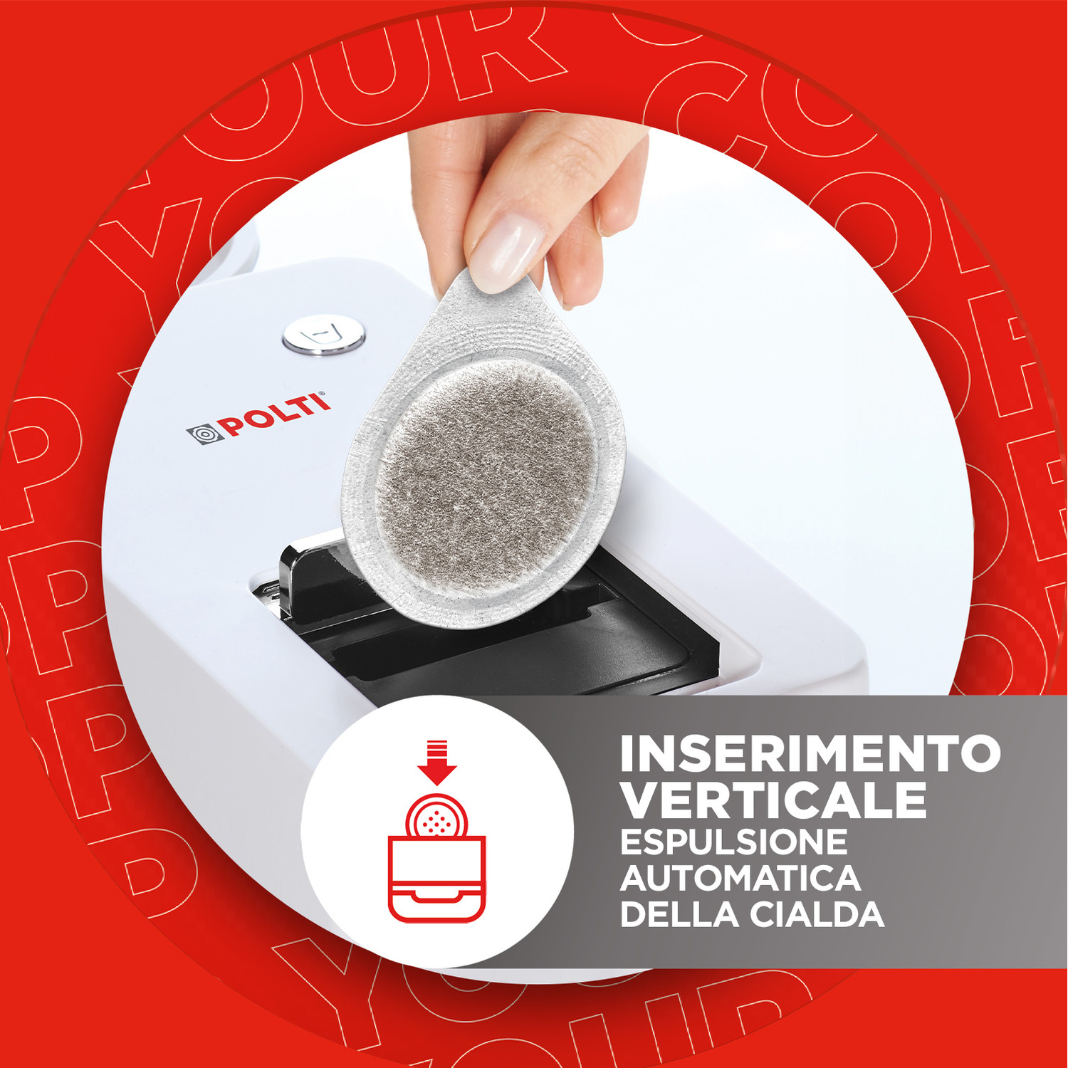 MACCHINA CAFFÈ CIALDE POLTI Coffea S18W