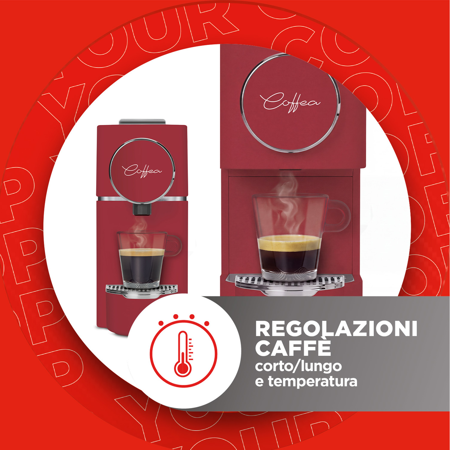 MACCHINA CAFFÈ CIALDE POLTI Coffea S18R