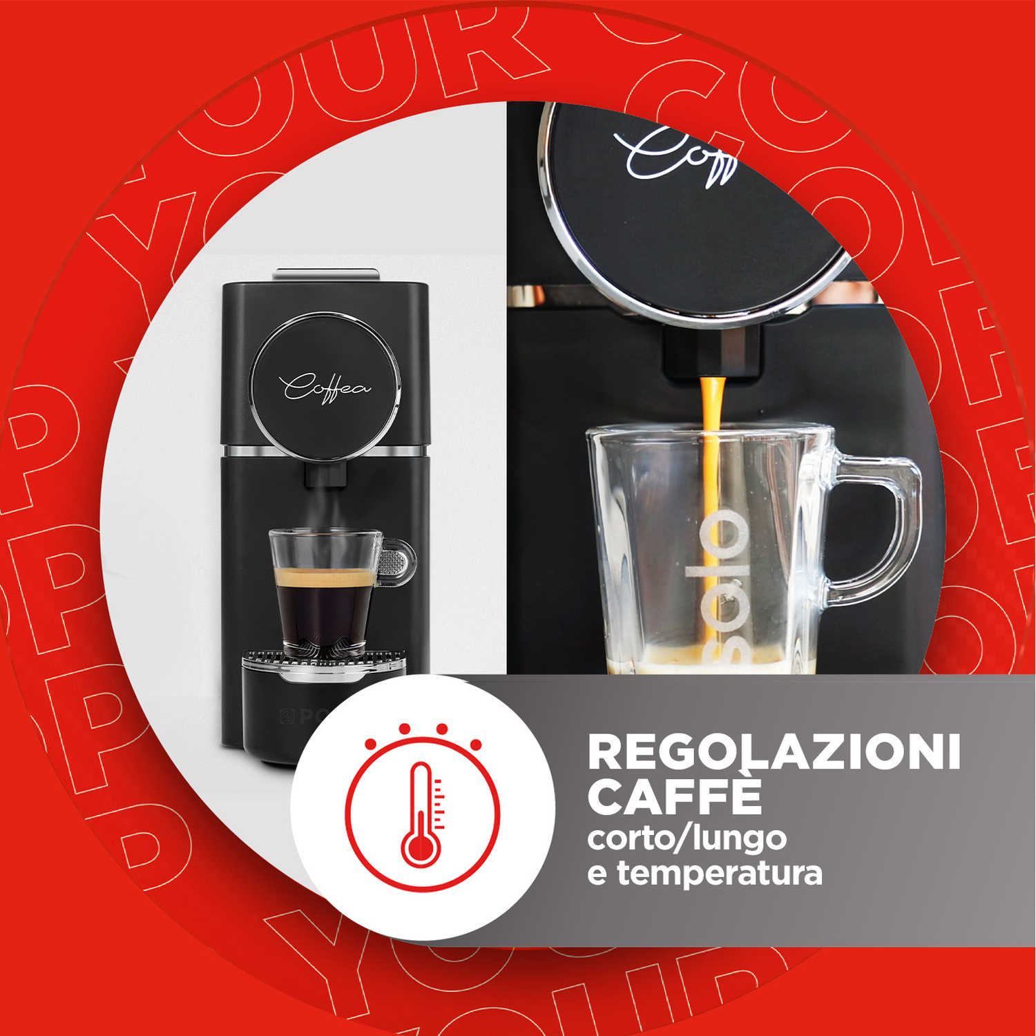 MACCHINA CAFFÈ CIALDE POLTI Coffea S18B