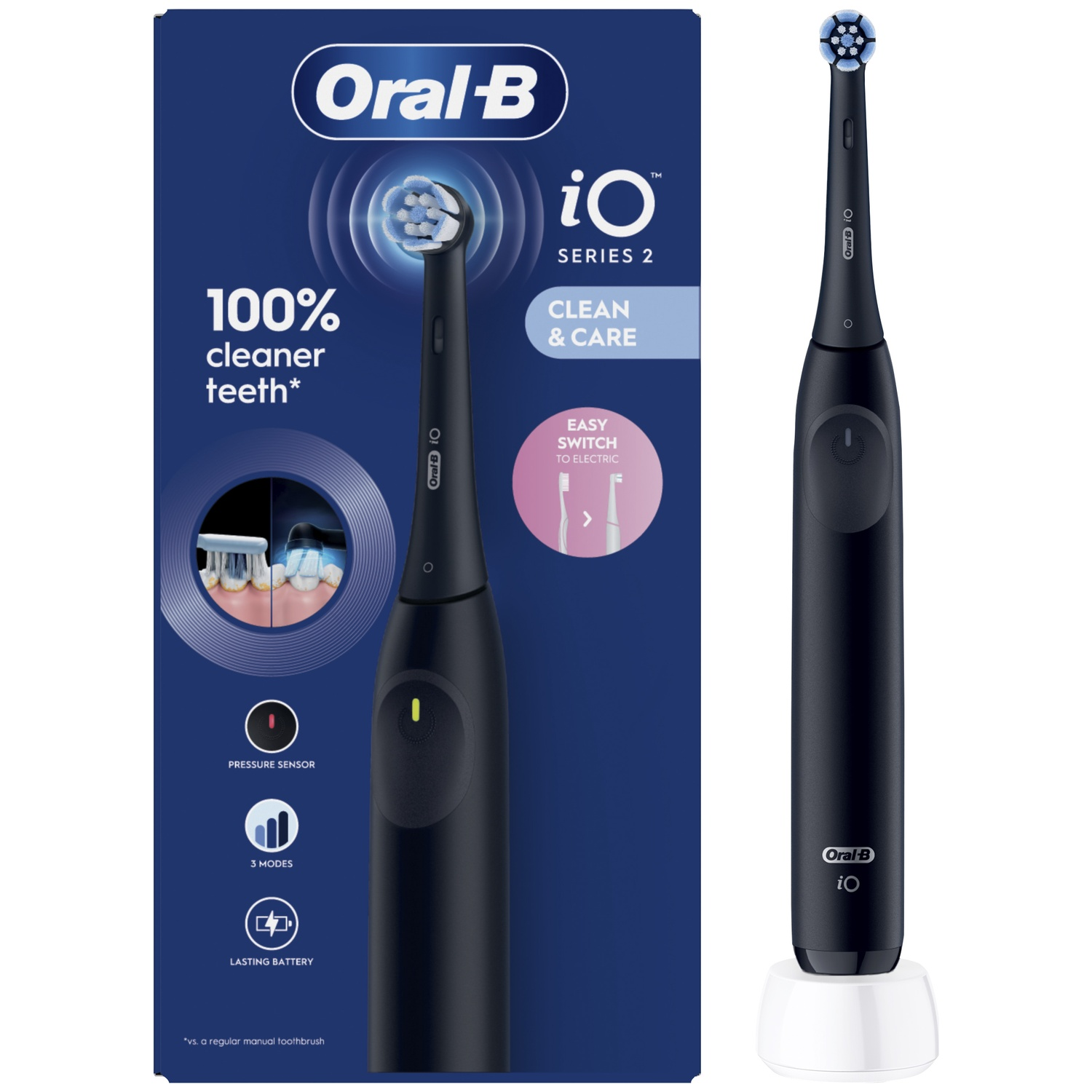 ORAL B iO 2 Brosse à dents électrique Noir