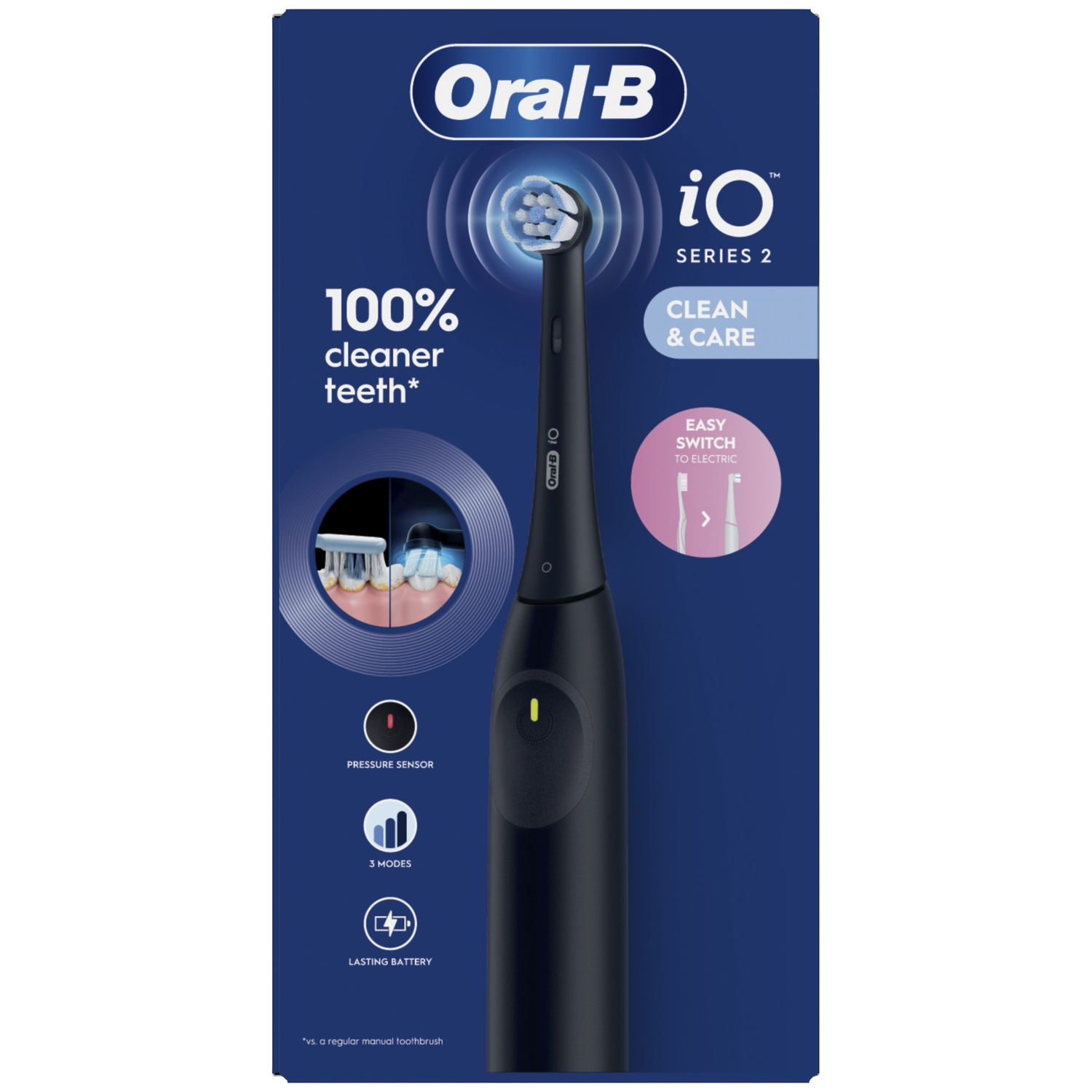 ORAL B iO 2 Brosse à dents électrique Noir