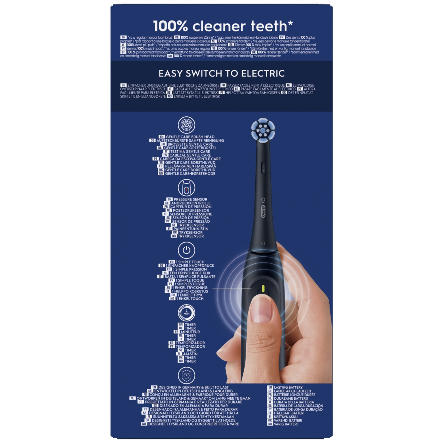 ORAL B iO 2 Brosse à dents électrique Noir