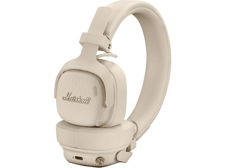 Auriculares inalámbricos - Marshall MILTON A.N.C, 80h Autonomía sin ANC, Plegable, Crema