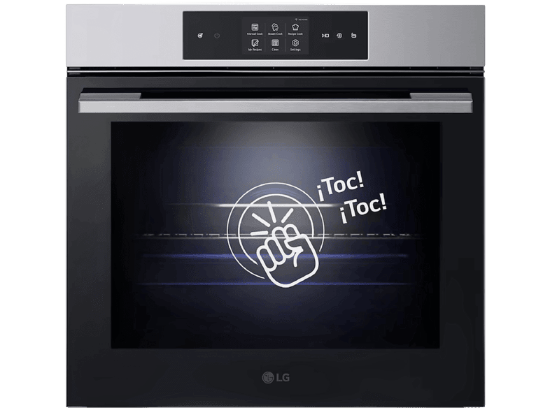 Horno - LG CWS9D7651WS, Multifunción, Pirolítico + hidrolítico, 76 l, sistema de limpieza Blue EasyClean, 59.2 cm, Acero