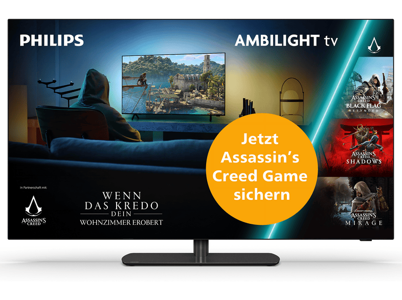 Philips 65OLED811/12 (2026) 65 Zoll 4K OLED Ambilight TV; OLED TV