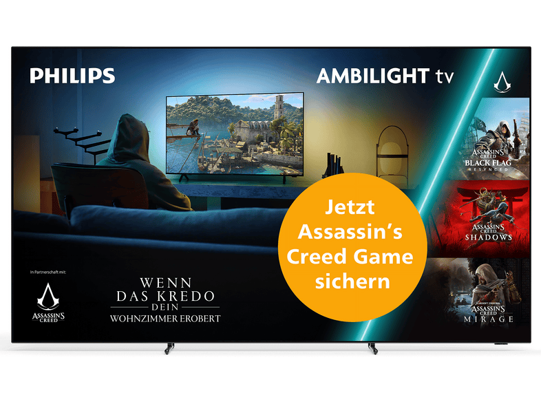 Philips 65OLED951/12 (2026) 65 Zoll 4K OLED Ambilight TV; OLED TV