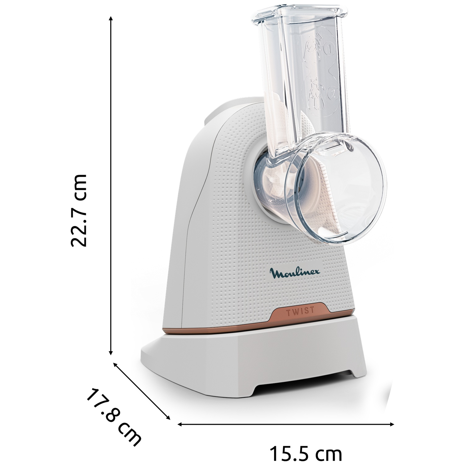 MOULINEX Fresh Express Twist DK863BE0 - Hakmolen