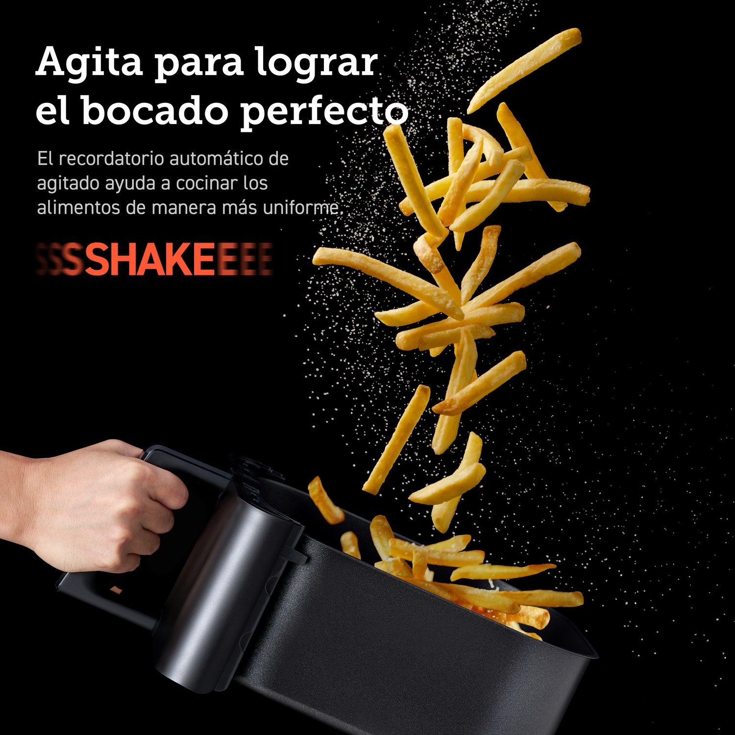 Freidora de aire - Cosori Premium II con revestimiento cerámico, 6.2 l, 1700 W, 205 °C, Negro
