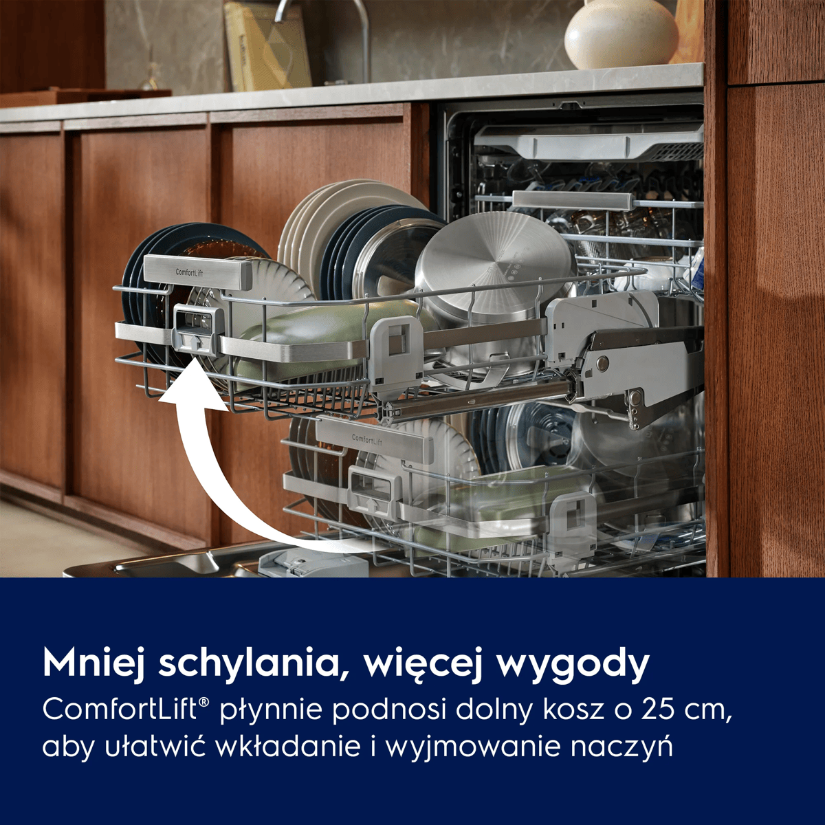 Zmywarka do zabudowy ELECTROLUX E82LC500S 14kpl. ComfortLift DualZone