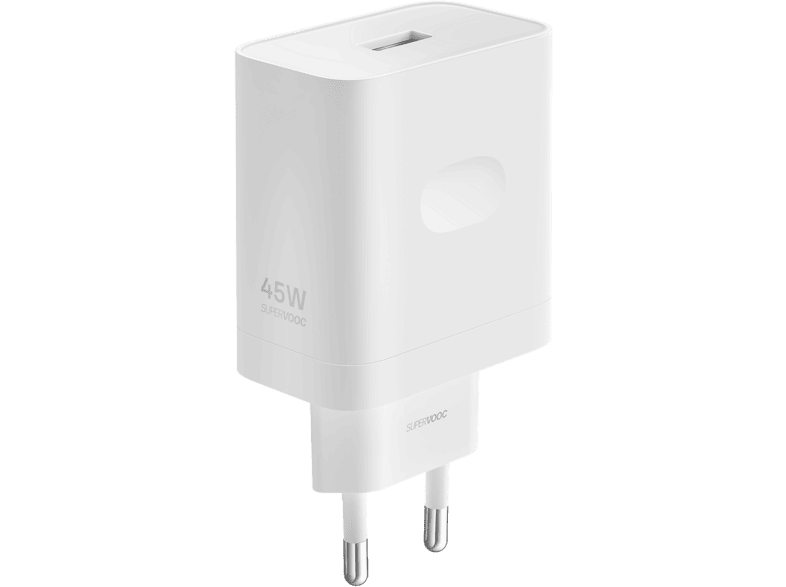 Cargador de pared - OPPO VCB4JBEH SUPERVOOC 45W Power Adapter, Universal, Blanco