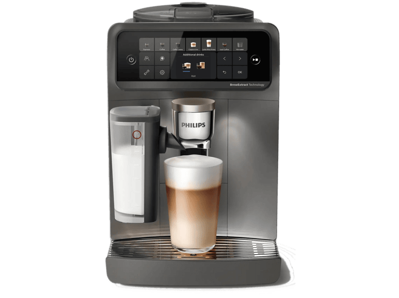 Ekspres ciśnieniowy PHILIPS EP6551/91 15 bar LatteGo Pro BrewExtract Jasnoszary