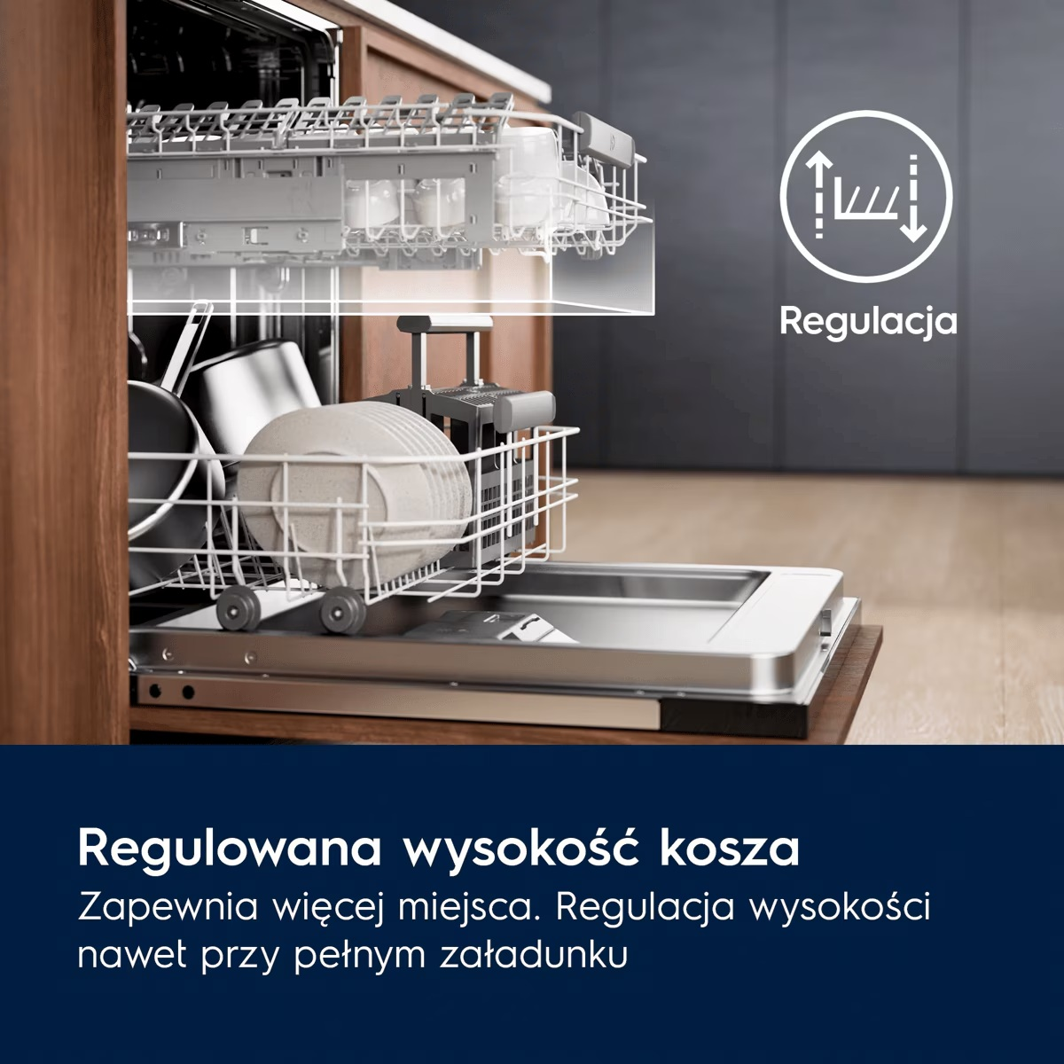 Zmywarka do zabudowy ELECTROLUX E62LC200S 14kpl. QuickSelect 2.0 360Clean