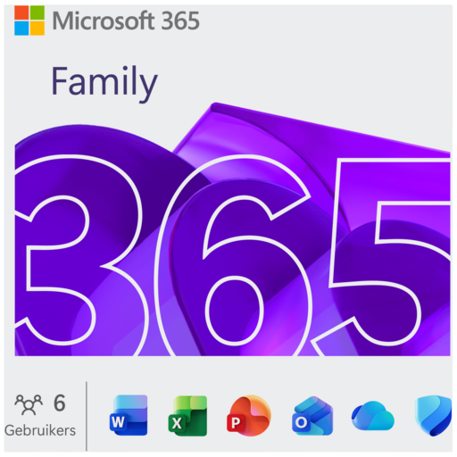 Microsoft 365 Family Jaarabonnement
