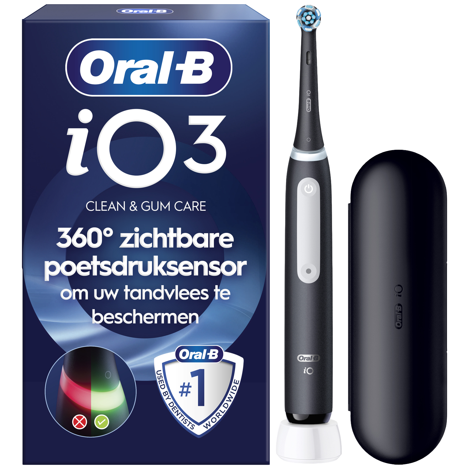 Oral-b Io3 Zw Elektrische Tandenborstel Zwart