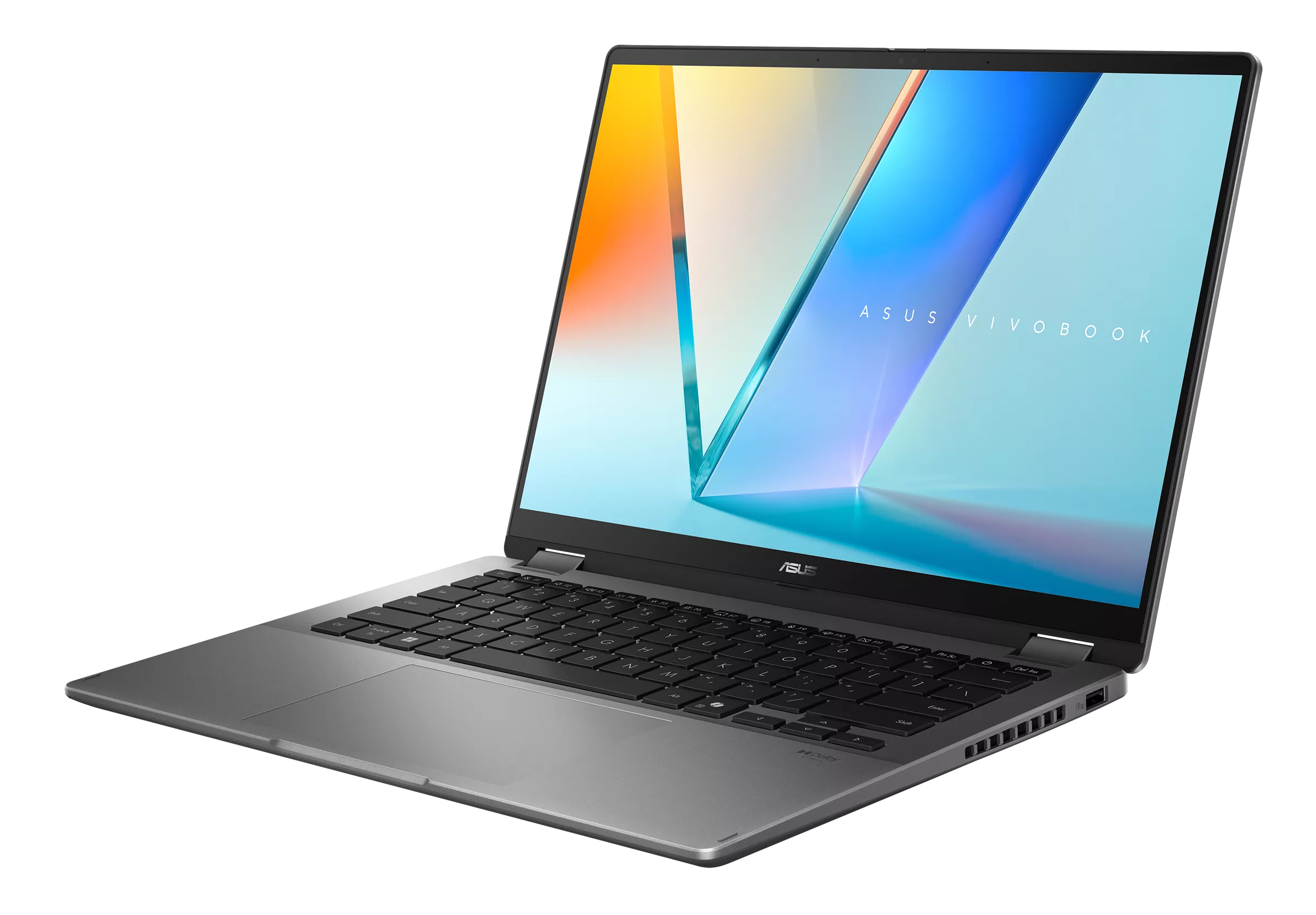 Laptop 2w1 ASUS Vivobook 14 Flip TP3407SA-SG146W WUXGA OLED Dotykowy / Intel® Core™ Ultra 5 226V / 16 GB RAM / 512 GB SSD / Arc™ Onboard Graphics / Windows 11 Home Szary