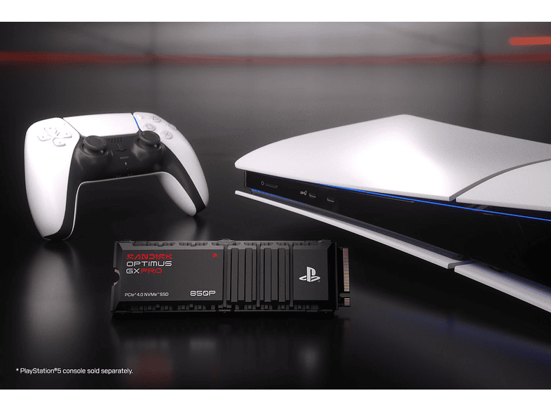 SANDISK Optimus™ GX pro 850P NVMe™ SSD für PS5®-Konsolen - 2 TB; Interne SSD — Foto 5 von 5
