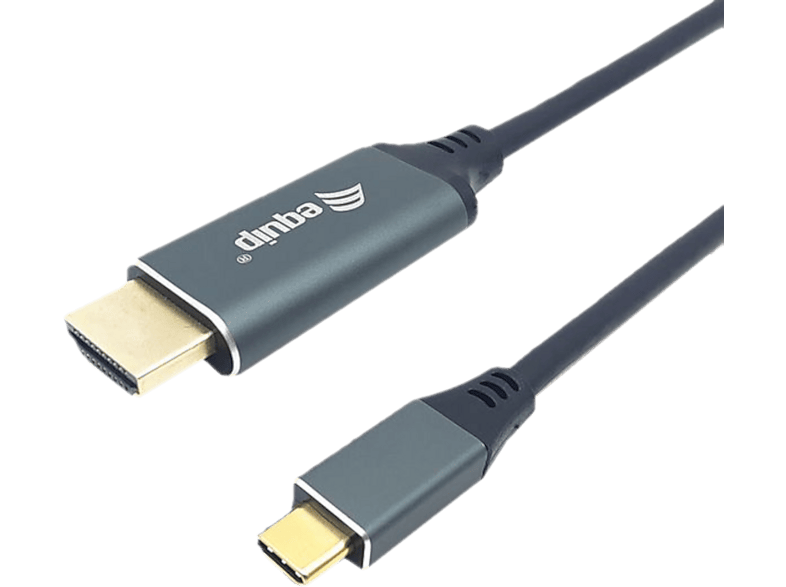 EQUIP 133416 USB-C auf HDMI Kabel, Schwarz