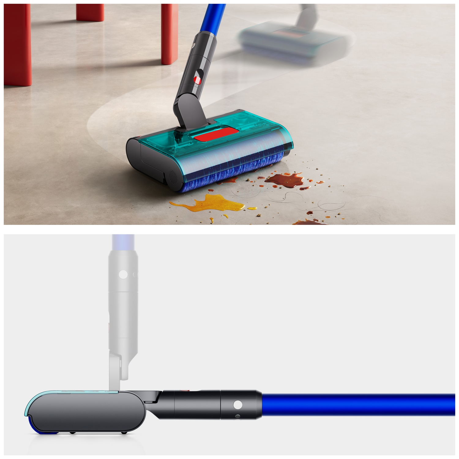 DYSON r1 Nurovi Dry - Aspirateur robot - - - Gris clair