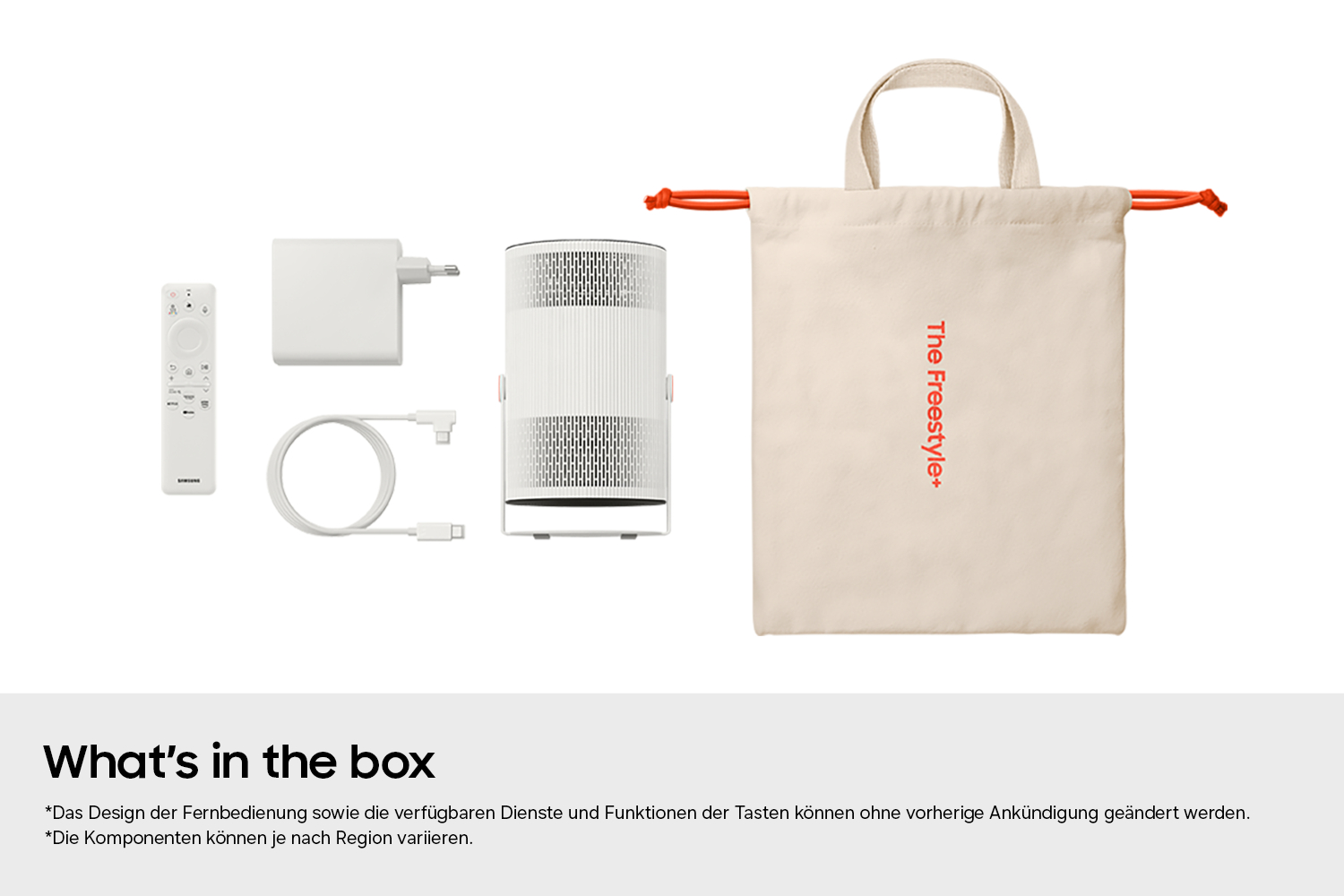SAMSUNG The Freestyle+ Full HD Mobiler Projektor (2026) Projektor(Full-HD, 200 cd/m², WLAN)