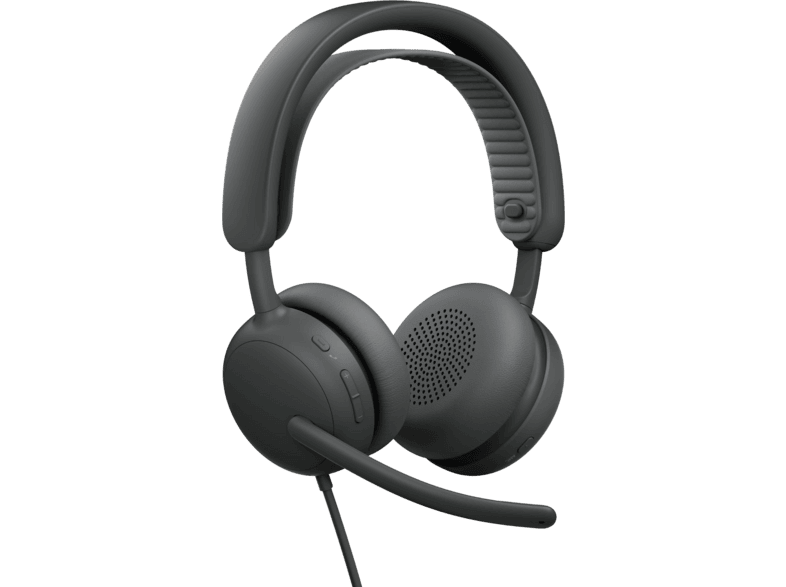 LOGITECH Zone Wired 2, On-ear Kopfhörer Grafit