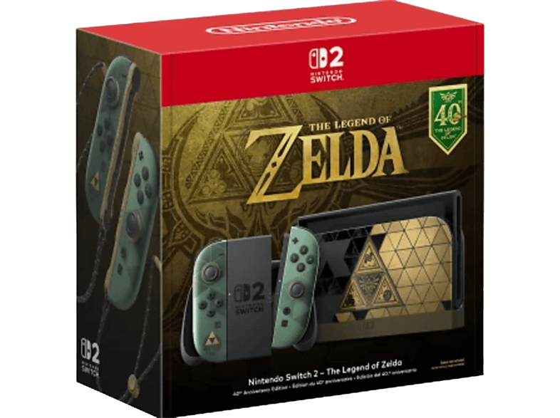 Konsola NINTENDO Switch 2 The Legend of Zelda – 40th Anniversary Edition
