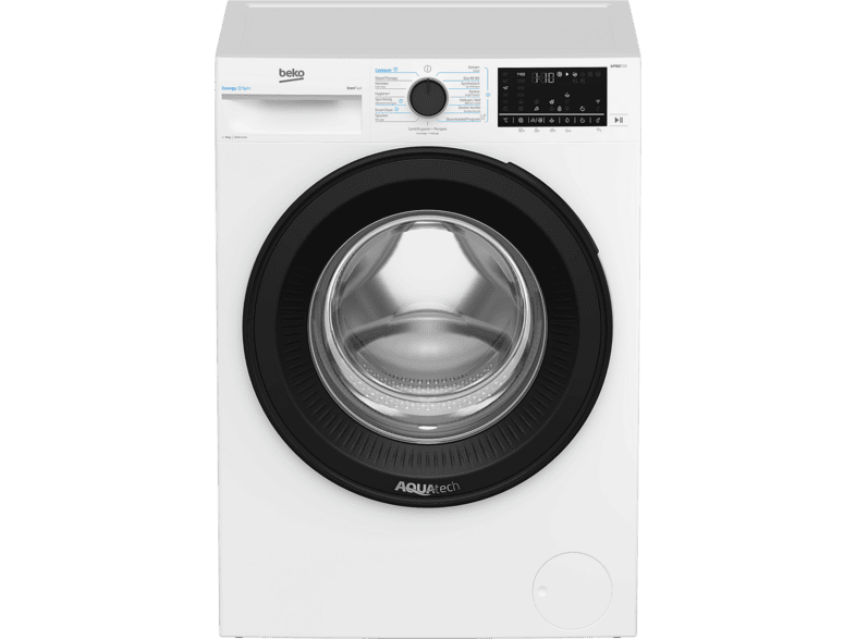 Beko B5wm69418w - Wasmachine Voorlader 9 Kg 1400 Rpm 75 Db