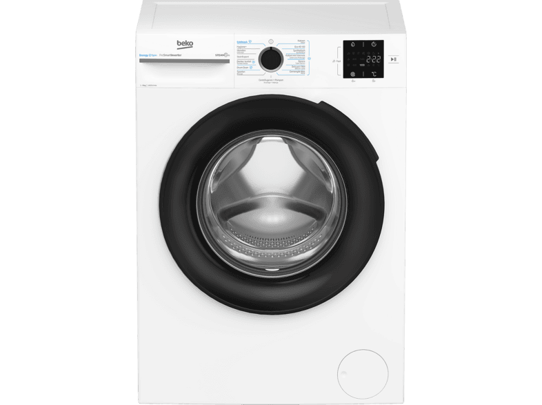 Beko Bm3wft3941w - Wasmachine Voorlader 9 Kg 1400 Rpm 75 Db