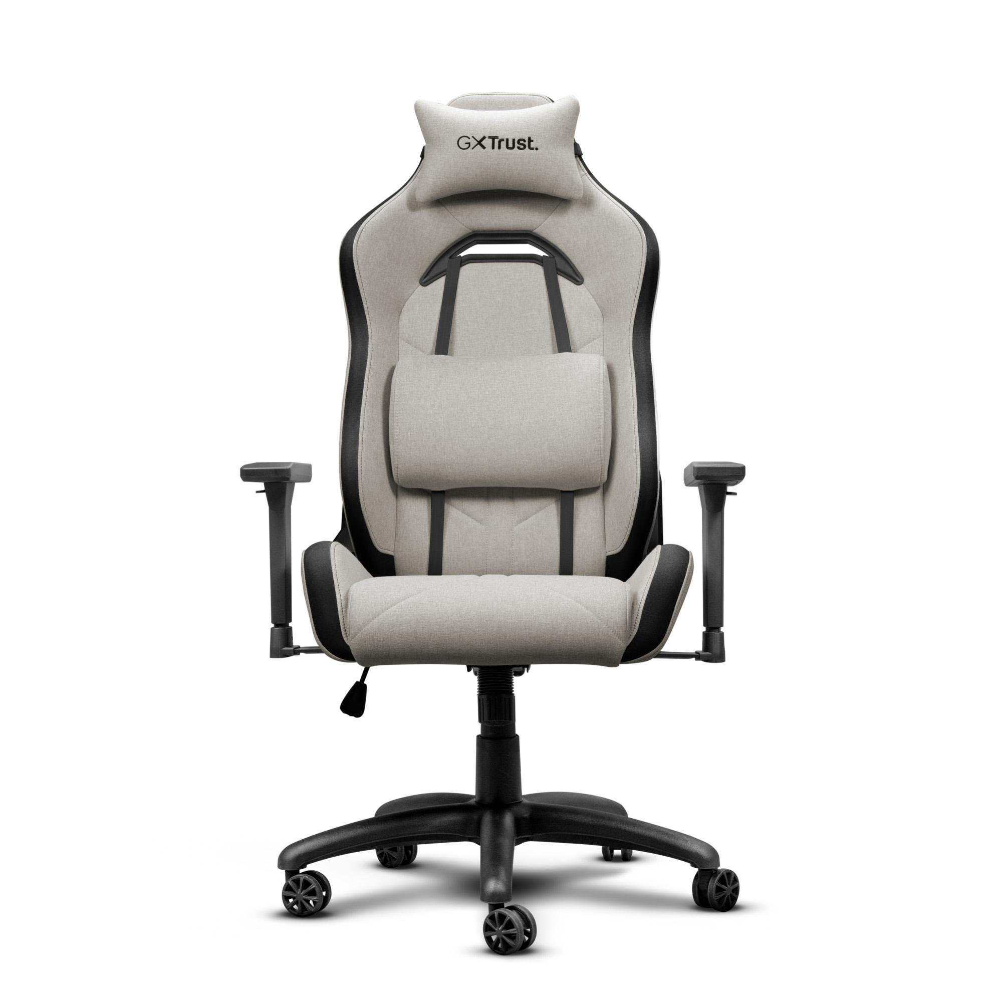 TRUST GXT723B RUYA Fabric Beige Bequemer Gaming-Stuhl mit Stoffbezug