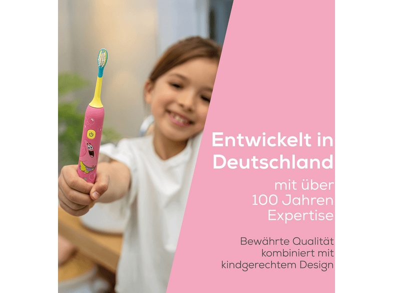Beurer 107.36 SC 11 Spongebob Seastar Kinderzahnbürste, ab 3 Jahren Pink — Foto 4 von 5
