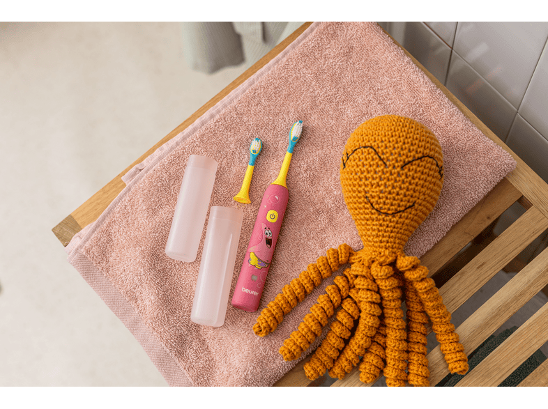 Beurer 107.36 SC 11 Spongebob Seastar Kinderzahnbürste, ab 3 Jahren Pink — Foto 5 von 5