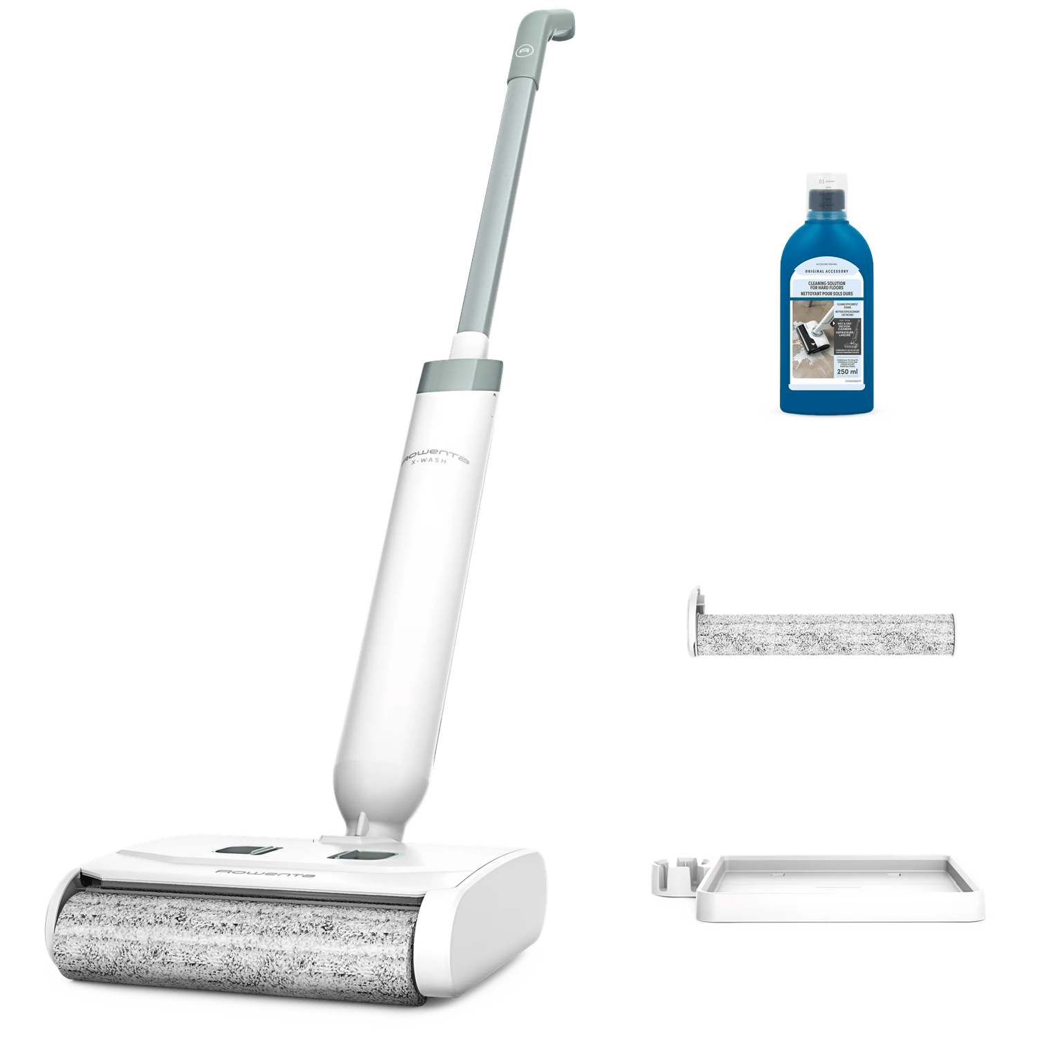 Rowenta X-wash Gz1032 - Vloerreiniger 0.6 L Sneeuwwit/eucalyptus