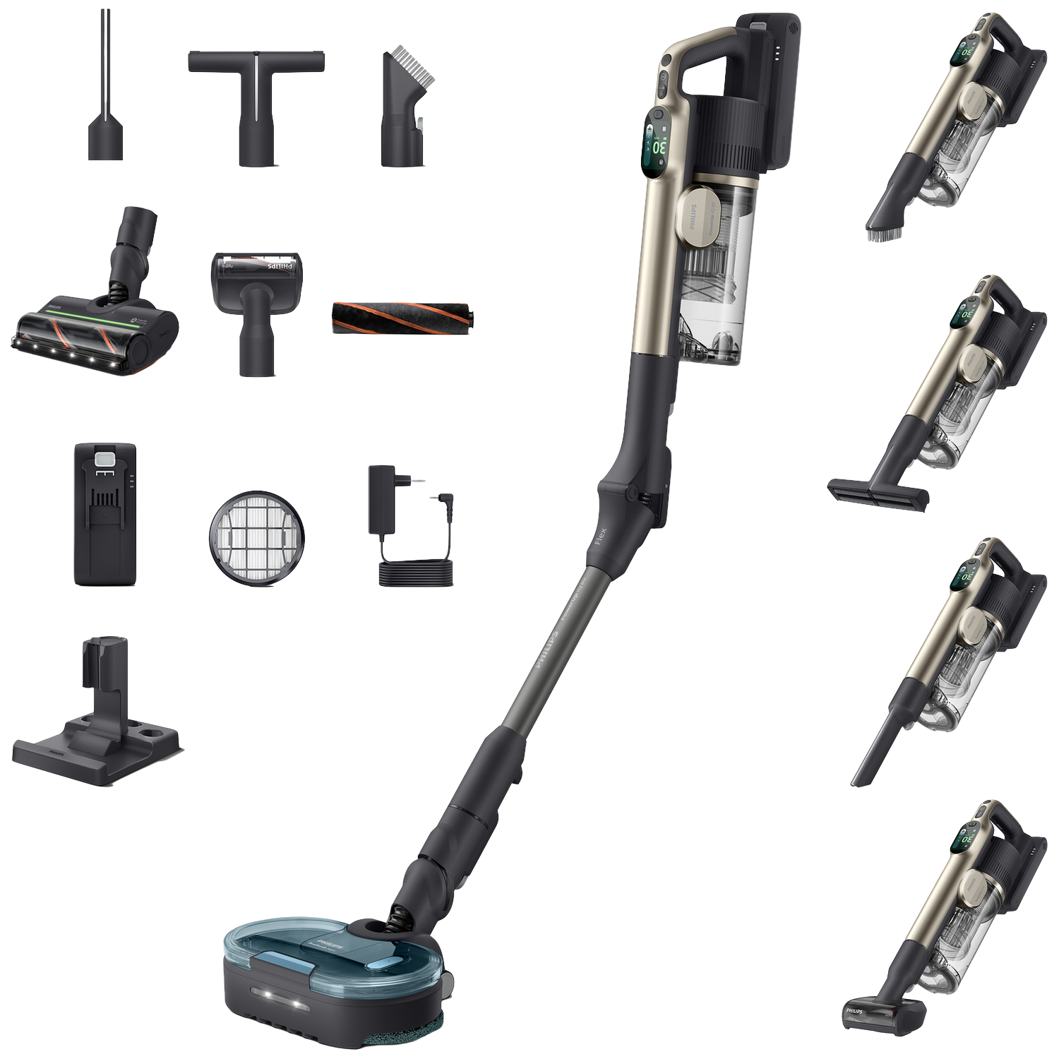 Philips Powerup Iq 80 Aqua Complete - Xc8384/10