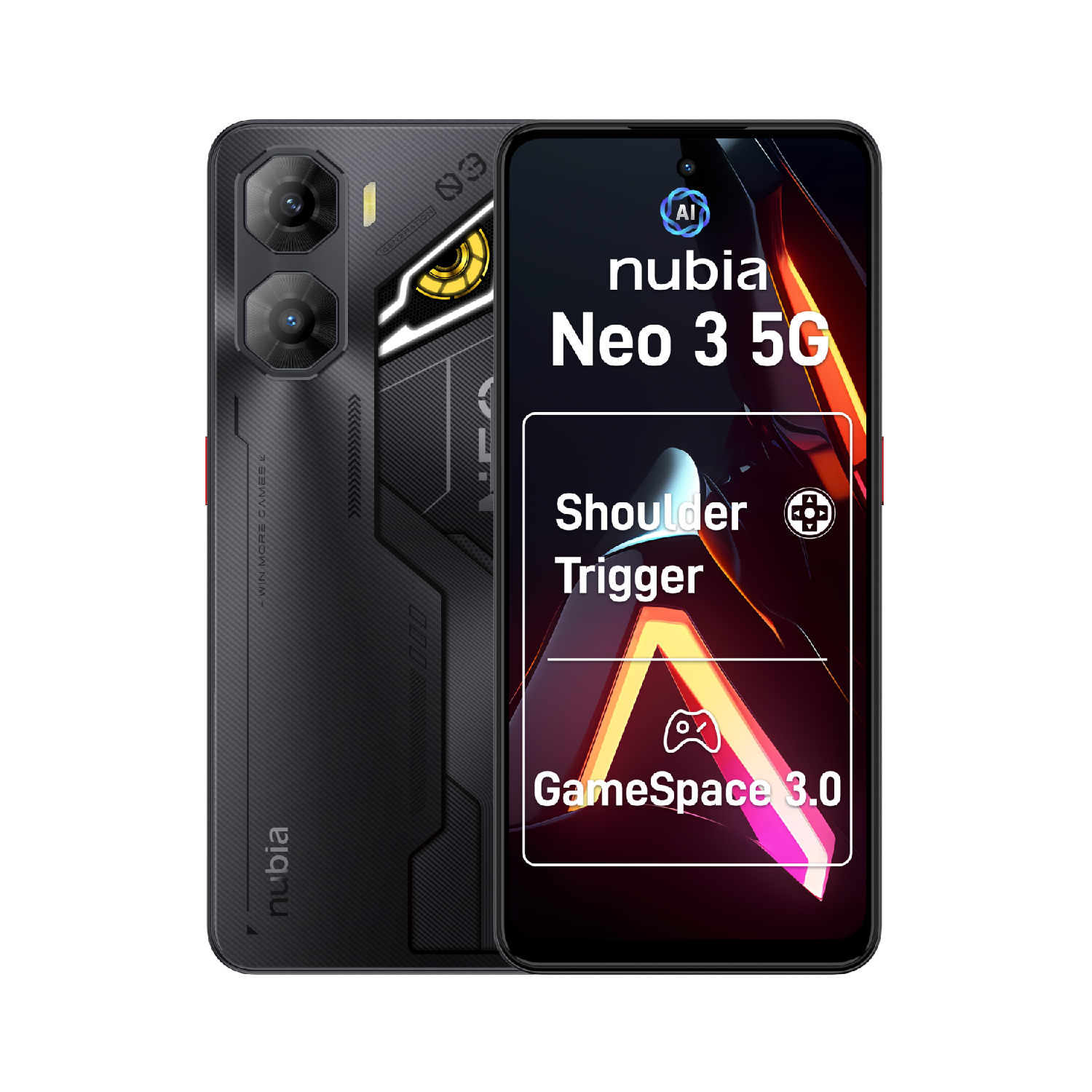 ZTE Nubia Neo 3 5G - 256 GB Zwart