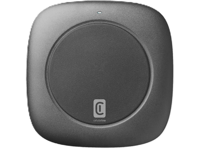 Cargador móvil inalámbrico - CellularLine Easy Wireless, 10 W, Base de carga rápida, Cable USB C 160 cm, Negro